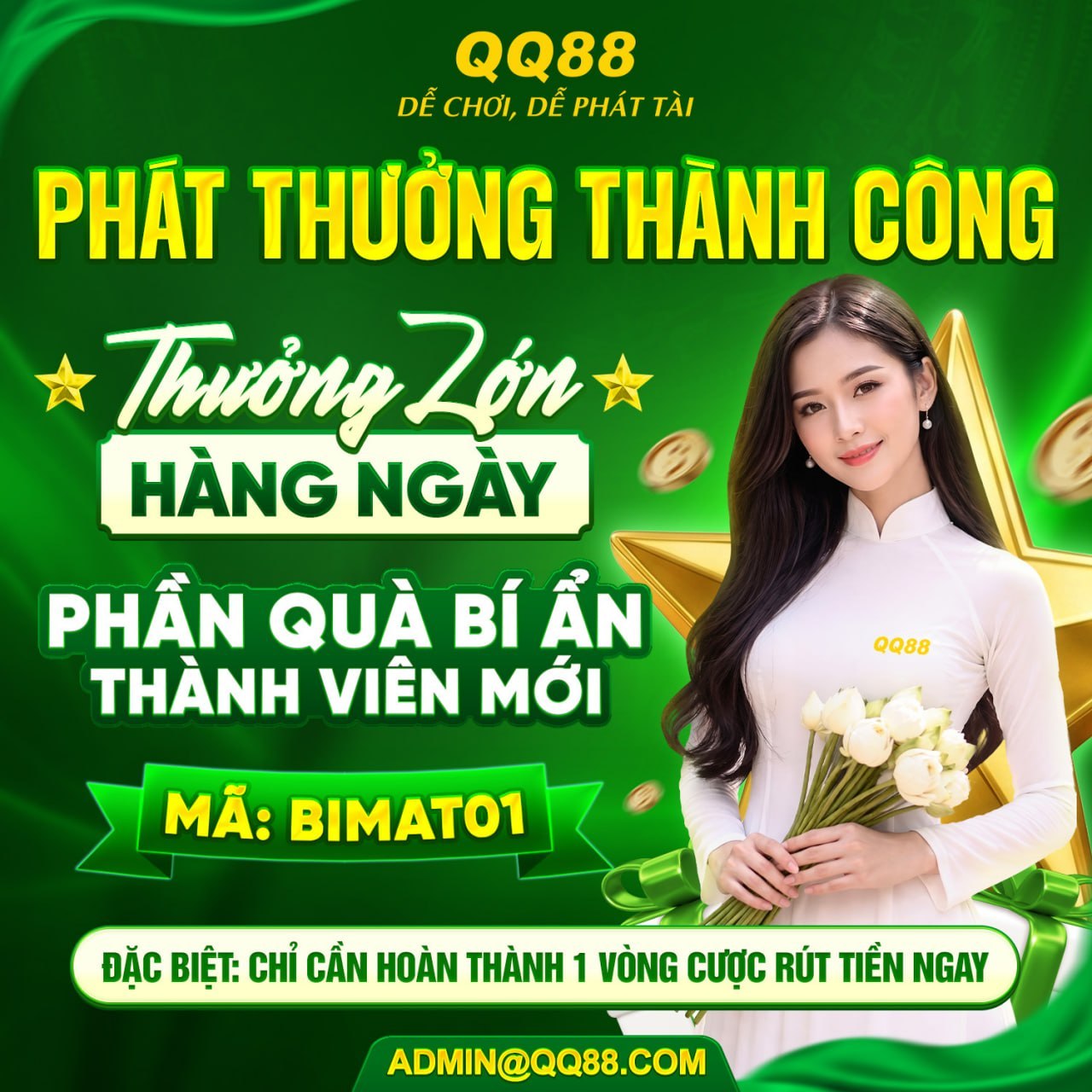 Phát thường quà lễ tại QQ88
